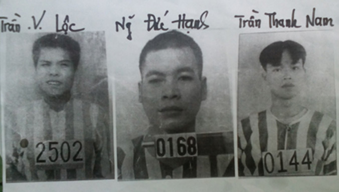 Ba phạm nhân vượt ngục bị truy nã đặc biệt.