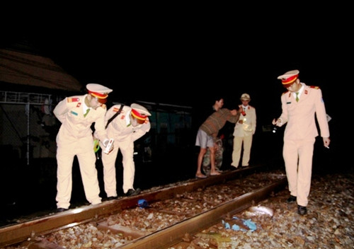 Hiện trường vụ tai nạn chết người thương tâm.