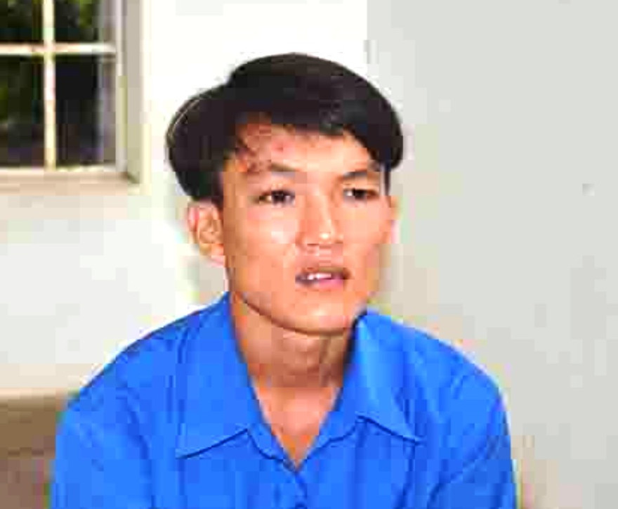 Đối tượng Nghĩa tại cơ quan điều tra.