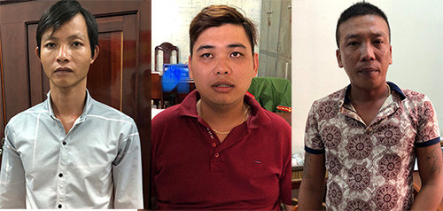 Ba tên cướp chuyên gây mê cướp tài sản. Ảnh: Công an cung cấp.