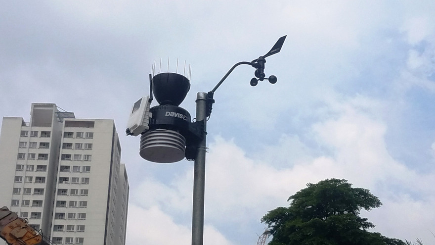 Trạm quan trắc có thể đo lượng mưa theo từng đợt, tổng hợp dữ liệu từng tháng, quý…