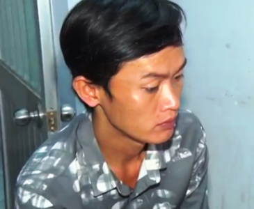 Nguyễn Thanh Lợi tại cơ quan công an