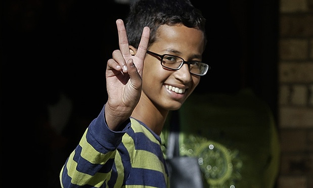 Ahmed Mohamed. Ảnh: The Guardian 