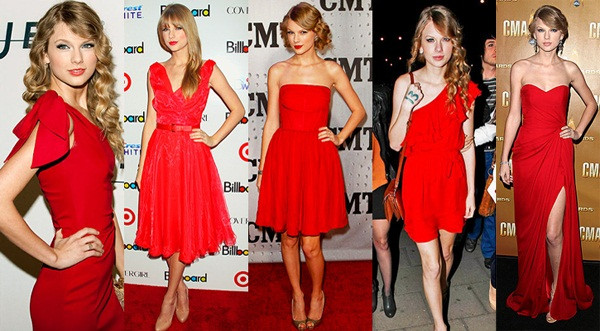 Đẹp rực rỡ với trang phục màu đỏ 