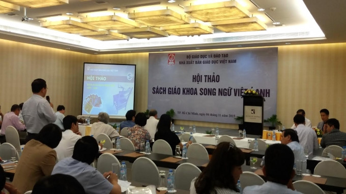 Thí điểm dạy học sách giáo khoa song ngữ Việt- Anh