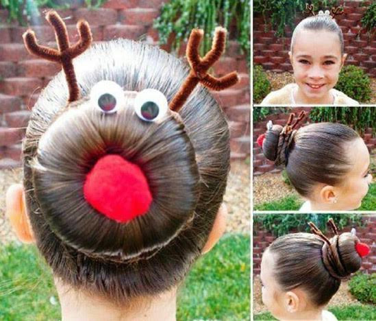 12 kiểu tóc chơi đêm Giáng sinh