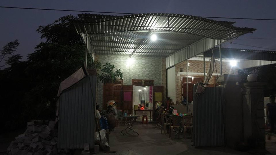 Ngôi nhà nơi xảy ra sự việc thương tâm