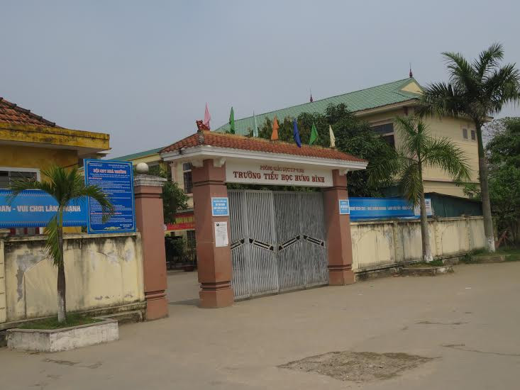 Trường tiểu học Hưng Bình.