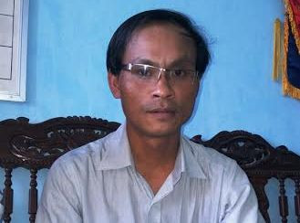 Ông Đặng Tiến Tùy, người vừa nhặt được tiền và tìm cách trả lại cho bệnh nhân nghèo. Ảnh: Ngọc Văn 