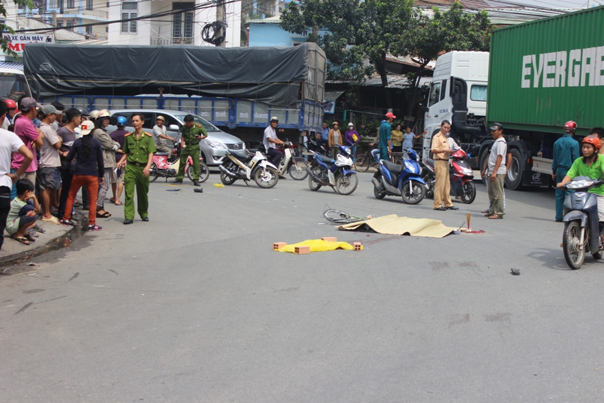 Hiện trường vụ tai nạn 