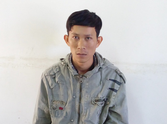 Huỳnh Thanh Điền tại cơ quan điều tra (ảnh do cơ quan chức năng cung cấp).