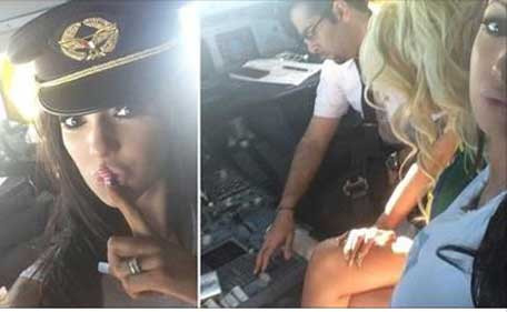 Phạt nặng phi công 'tiệc tùng' cùng sao khiêu dâm trong buồng lái