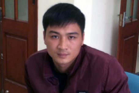 Tài xế Đoàn Văn Chuyên bị điều tra về hành vi chống người thi hành công vụ. 