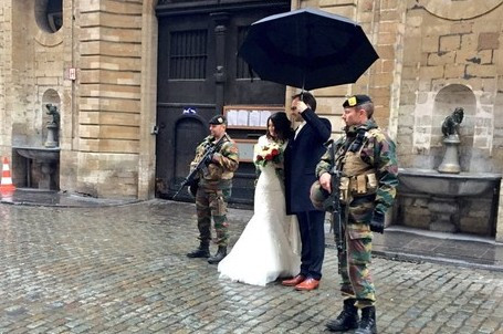 Bức ảnh mang ý nghĩa 'lịch sử' tại Bỉ.