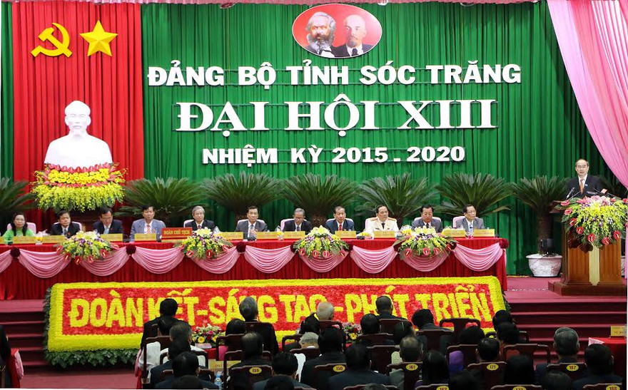 Toàn cảnh Đại hội Đảng bộ tỉnh Sóc Trăng 