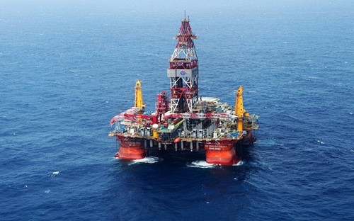 Giàn khoan Hải Dương 981. Ảnh: Xinhua.