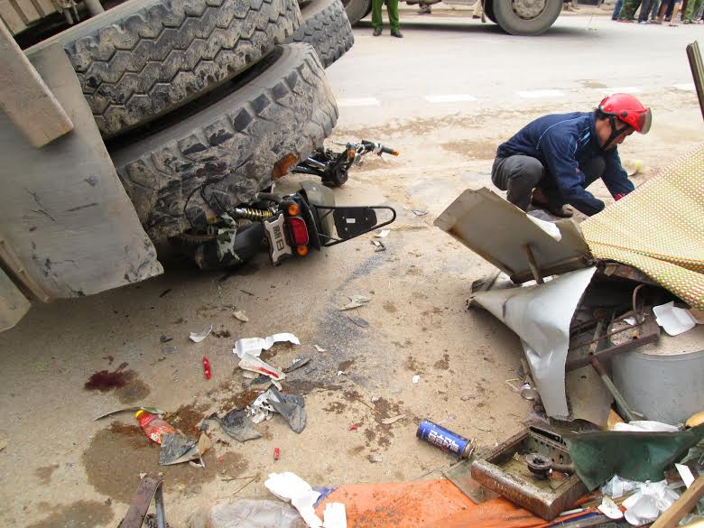 Hiện trường vụ tai nạn 