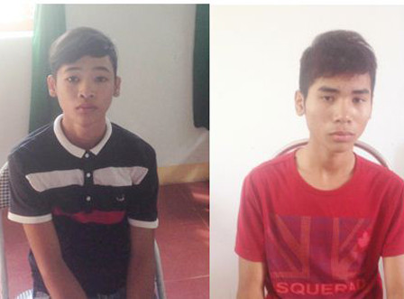 Các đối tượng tại cơ quan điều tra.