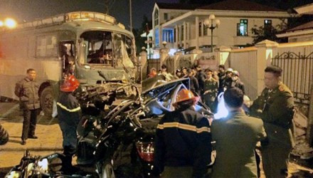 Hiện trường một vụ tai nạn giao thông. Ảnh minh họa