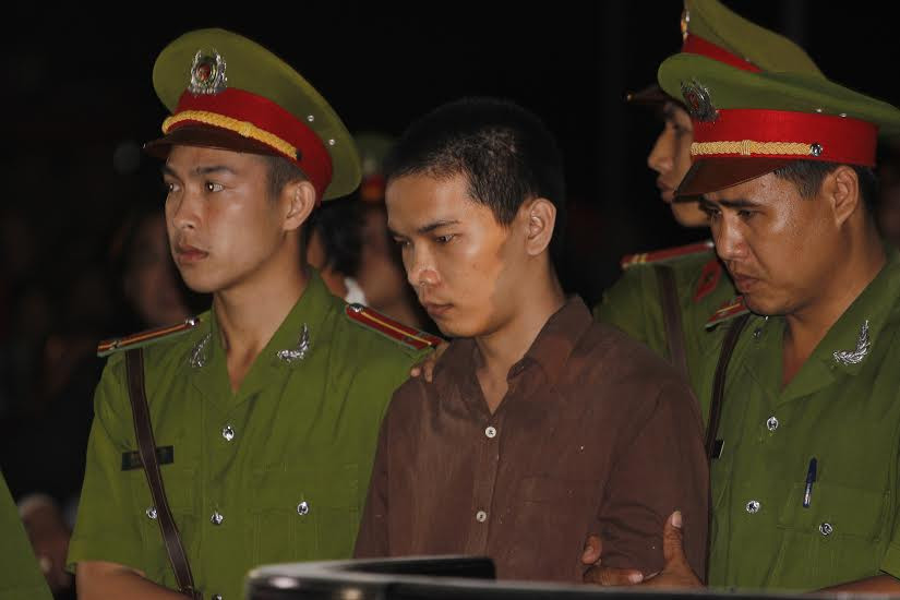 Vũ Văn Tiến tại phiên tòa sơ thẩm