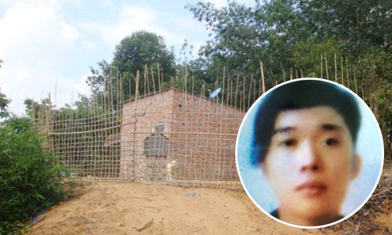 Hiện trường nơi xảy ra vụ việc và đối tượng Trần Trung Hùng