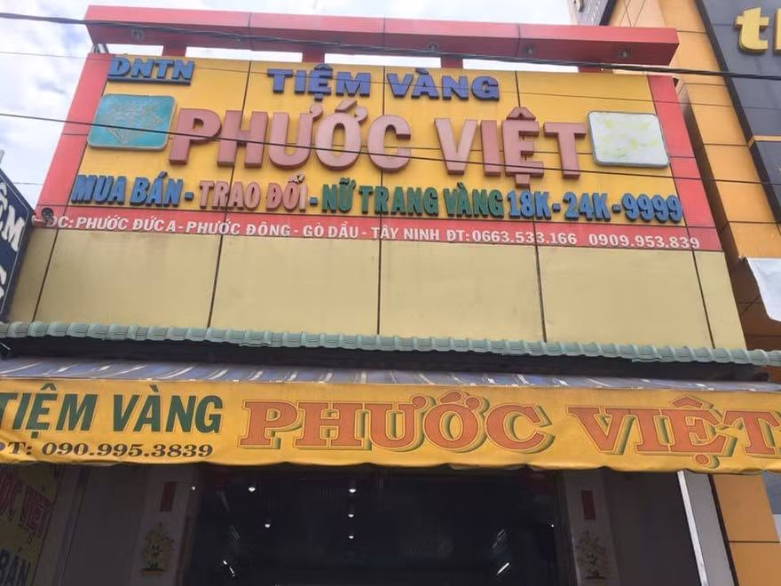 Tiệm vàng bị trộm đột nhập rạng sáng ngày 30/9.
