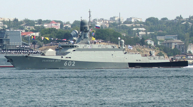 Tàu Zelyony Dol của Hải quân Nga. Ảnh: RT.