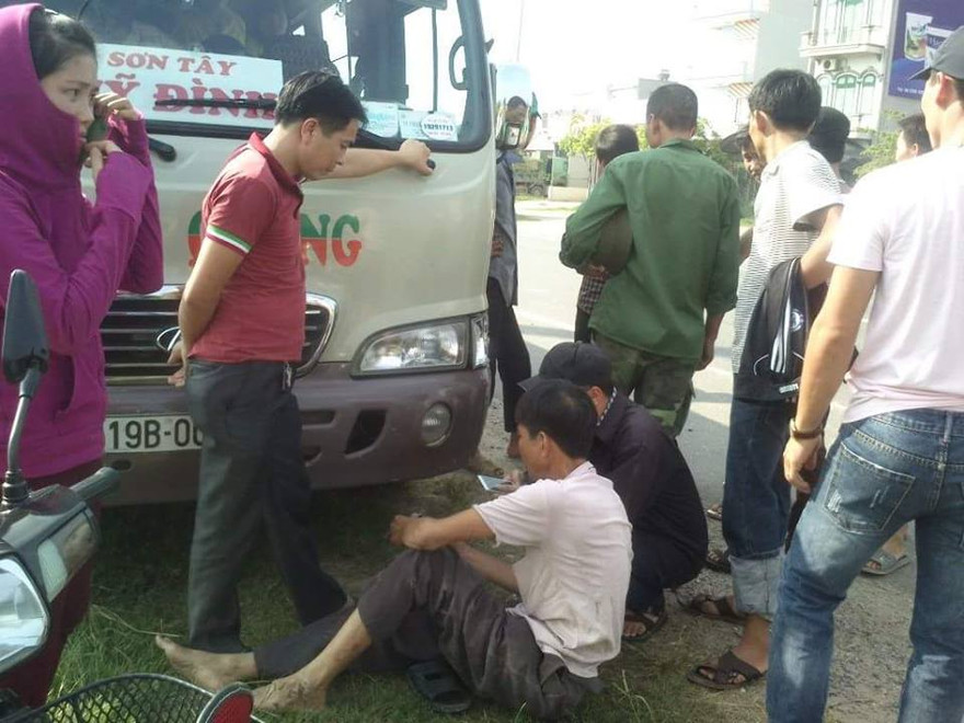 Hiện trường vụ việc.