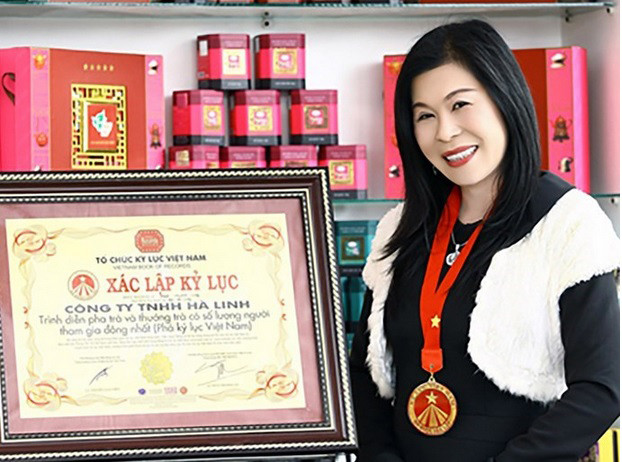 Nữ doanh nhân Hà Thúy Linh.