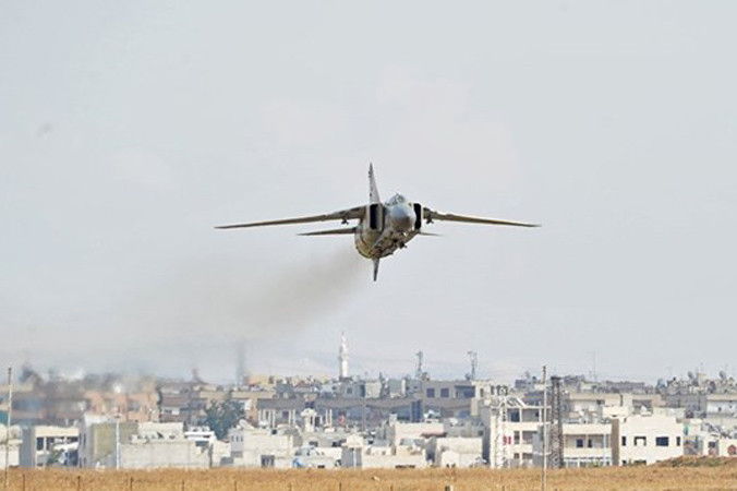 Một chiếc máy bay MiG-23 của Không quân Syria. Nguồn: Sputnik.