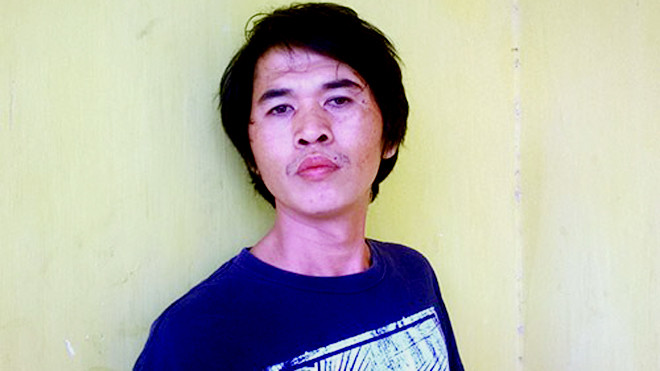 Phục tại trụ sở công an huyện Hóc Môn