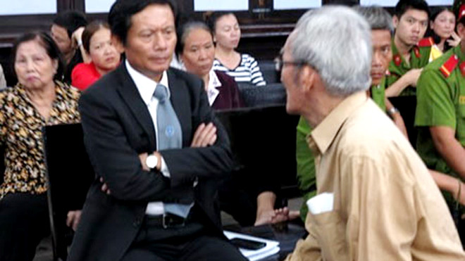 Bị cáo Thắng tại phiên tòa phúc thẩm