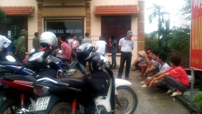 Tiệm vàng bị cướp. Ảnh: VietNamNet