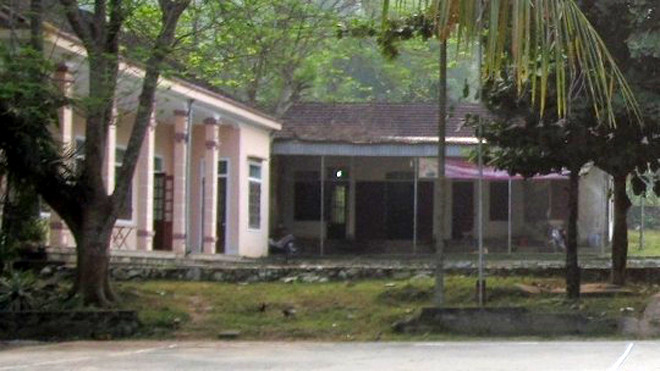 UBND xã Châu Lộc, nơi ông Sầm Văn Cường công tác