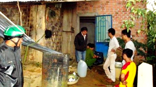 Căn nhà nơi xảy ra án mạng