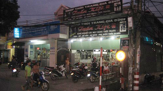 Hiện trường xảy ra vụ đâm chém