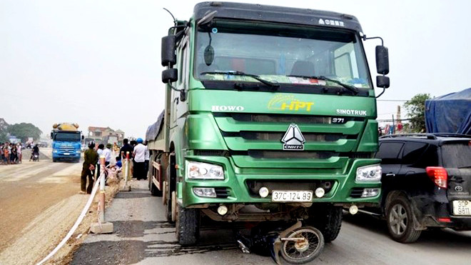 Hiện trường vụ tai nạn xảy ra vào ngày 19/10 vừa qua