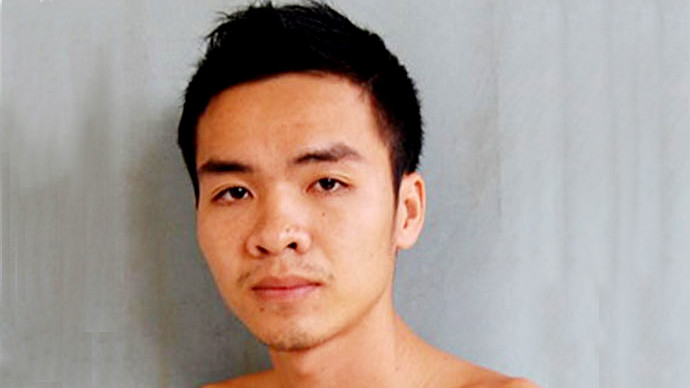 Cao Hữu Tiến tại công an phường Bình Hòa