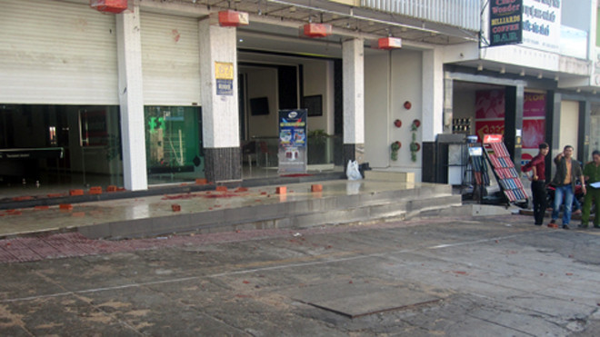 Nơi được cho là hiện trường vụ án mạng