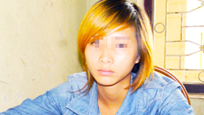 Bùi Thị Thu Hoài tại cơ quan điều tra