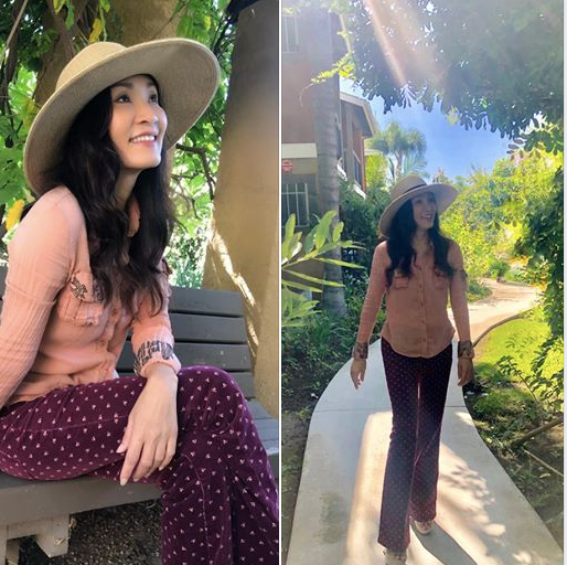 Hình ảnh mới nhất của Hồng Đào sau khi xuất viện. 