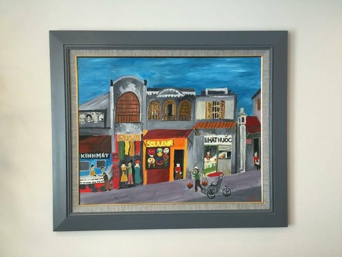 Tổng số tiền mà D.L. chuyển cho quỹ Thiện Nhân nhờ đấu giá tranh lên tới hơn 100 triệu đồng.