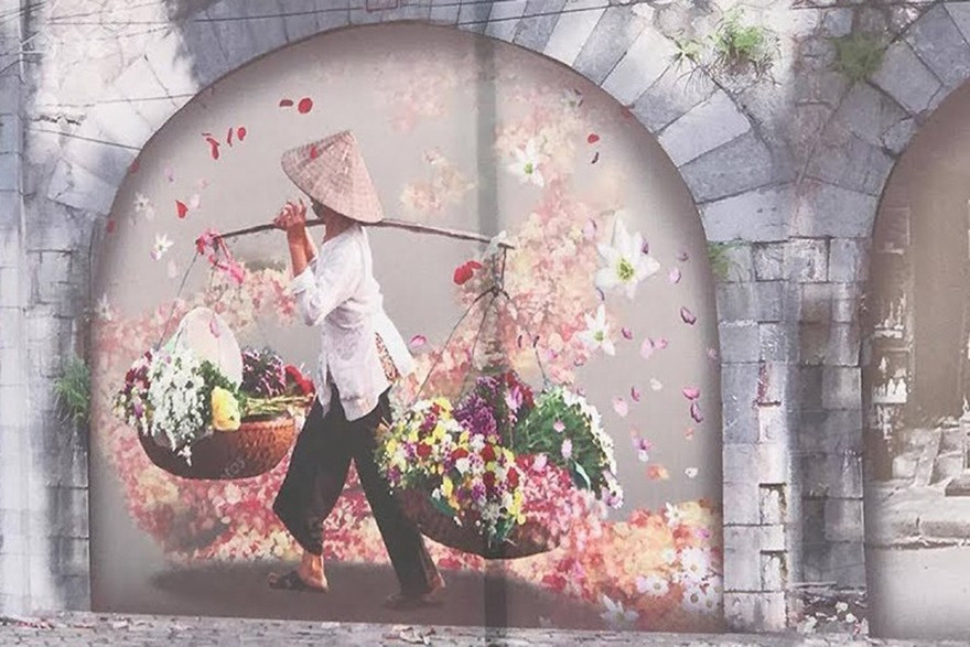 Bích họa không ảnh hưởng đến việc đập thông vòm cầu Phùng Hưng