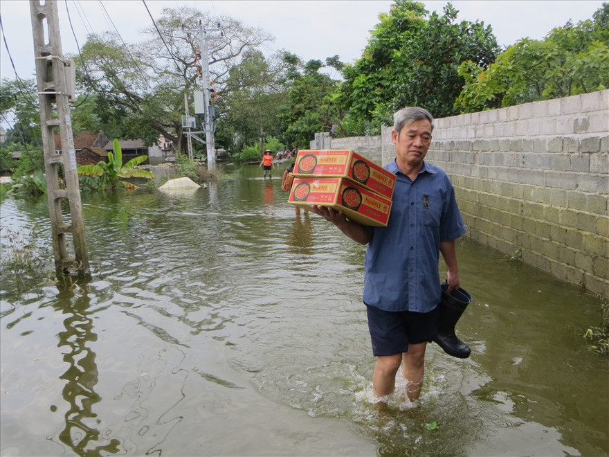 Người dân Chương Mỹ vừa trải qua trận lụt lịch sử
