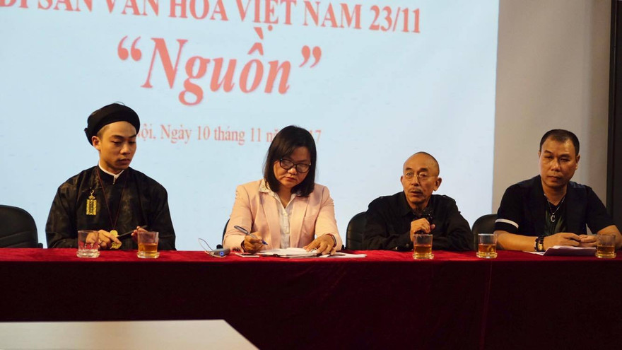 Họp báo thông tin về ngày Di sản văn hoá Việt Nam.