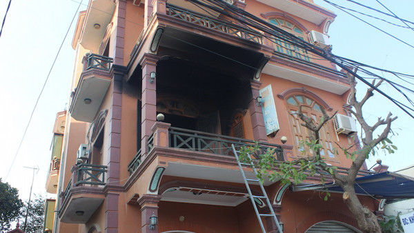 Nhà nghỉ An Phú Quý - nơi xảy ra sự việc đau lòng.