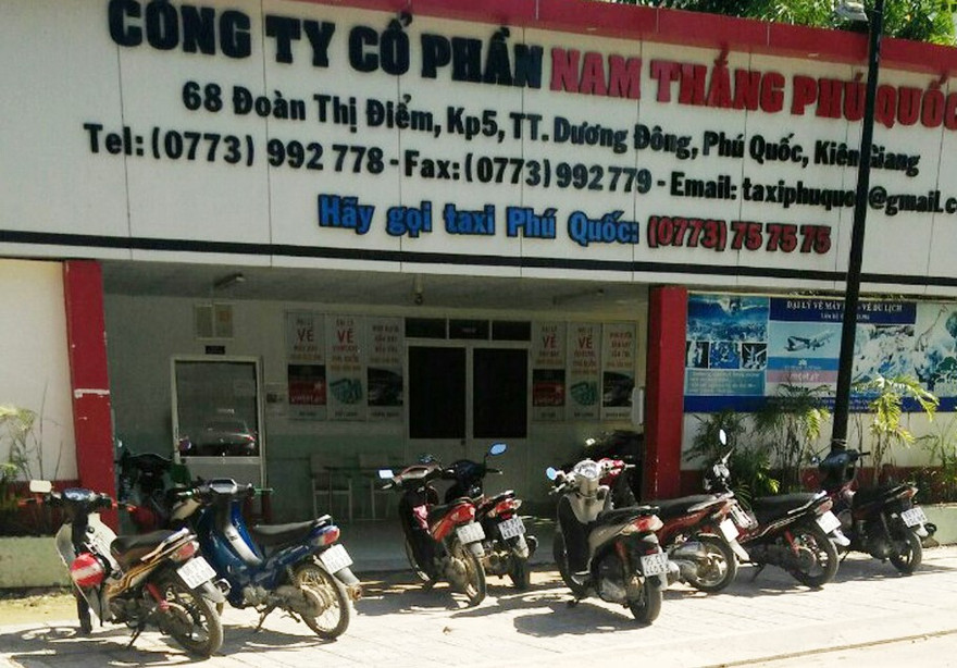 Trụ sở Taxi Nam Thắng Phú Quốc.