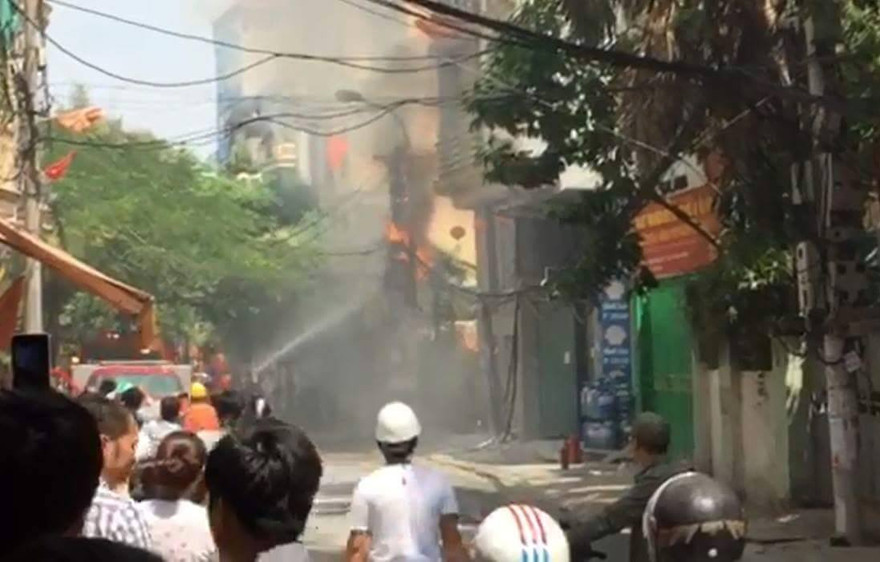 Hiện trường vụ việc.