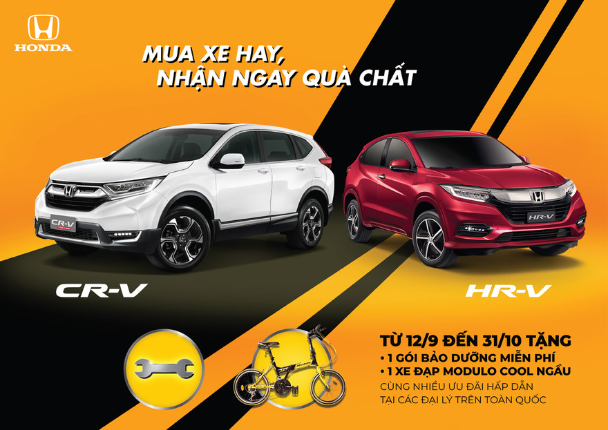 Chương trình khuyến mãi của Honda kéo dài từ 12/9 đến 31/10/2019 