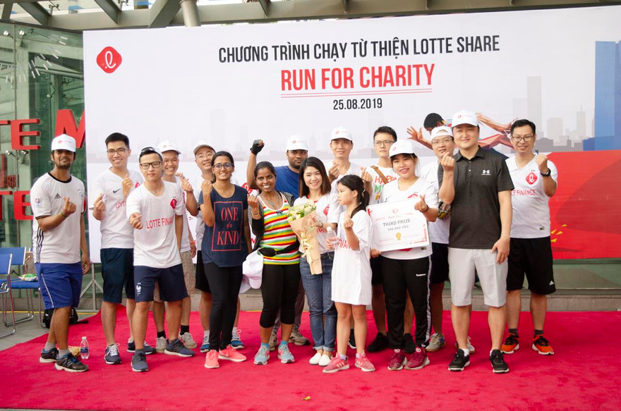 LOTTE Finance – Một thành viên của Tập đoàn LOTTE tham gia hoạt động “Chạy vì cộng đồng của Tập đoàn LOTTE”